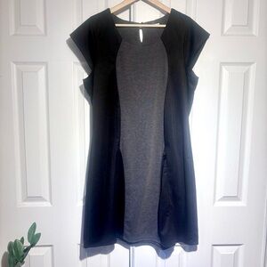 Vintage Milano Size XL 90’s Black Grey Women’s Dress